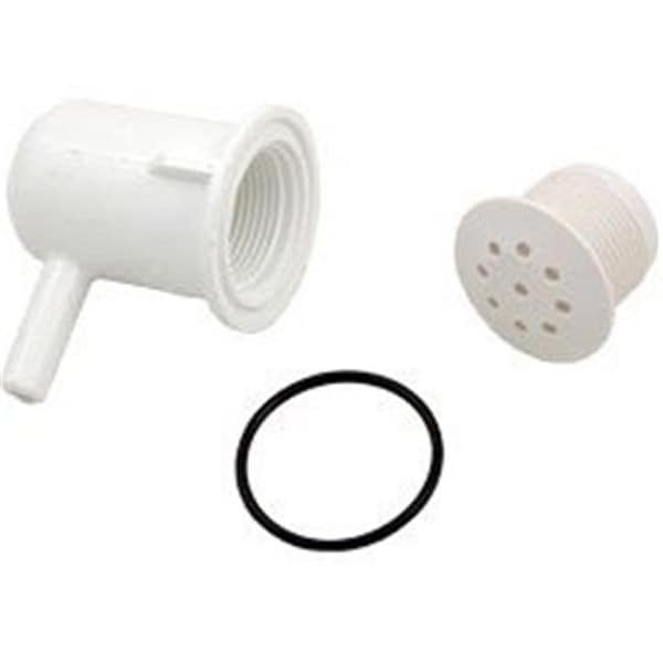 Gecko Alliance 670-2300B 0.38 in. Top-Flo Air Injector Barb Ell - White WW6702300B - main